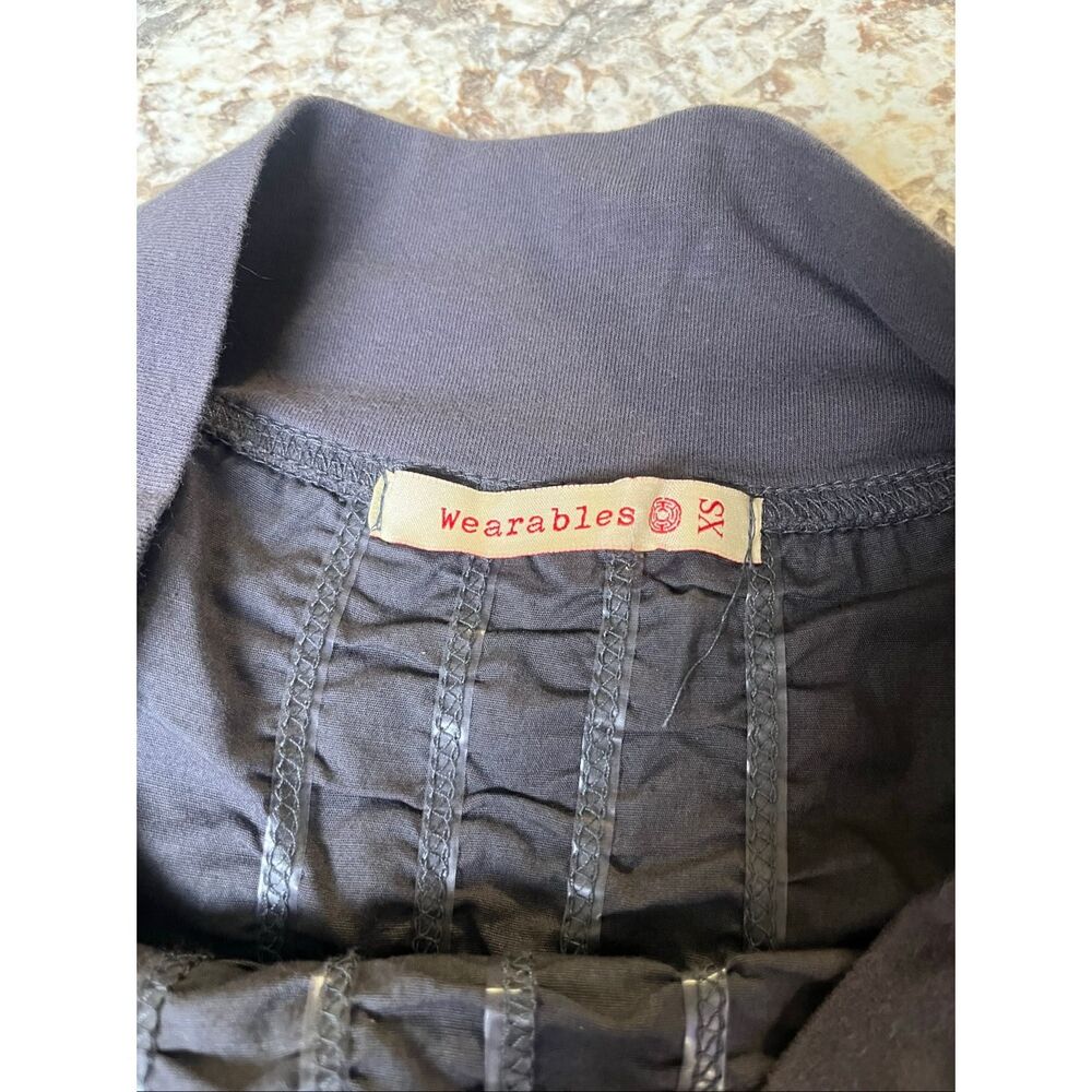 Wearables Y2K parachute skirt dark gray sz XS - Picture 3 of 3